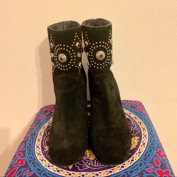 SIGERSON MORRISON Sheyla suede studded bootie 8.5 - Picture 5 of 7